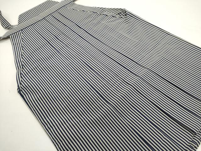 平和屋着物●男性　行灯袴　間道　正絹　逸品　DABG6829cd