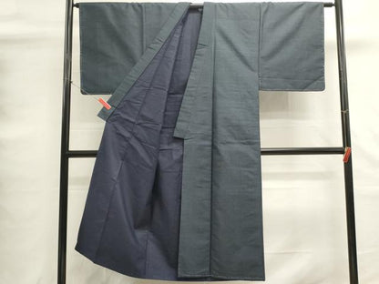 平和屋着物■男性　本場大島紬　80亀甲　総詰め　正絹　逸品　DABG6834cd
