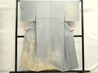 平和屋着物■訪問着　枝花文　暈し染め　金彩　正絹　逸品　DABG6843cd