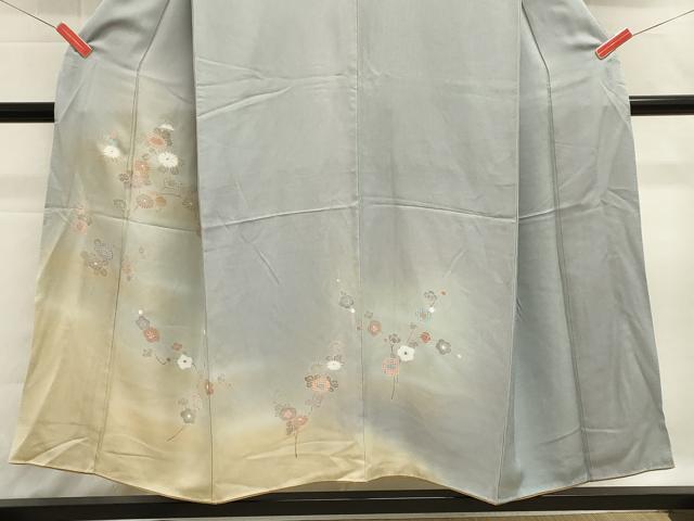 平和屋着物■訪問着　枝花文　暈し染め　金彩　正絹　逸品　DABG6843cd