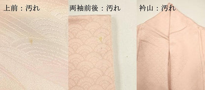 平和屋着物■色留訪問着　荒波文　暈し染め　正絹　逸品　DABG6858cd