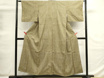 平和屋着物■上質な紬　間道　正絹　逸品　DABG6864cd