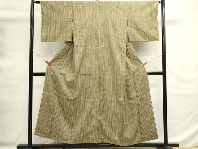 平和屋着物■上質な紬　間道　正絹　逸品　DABG6864cd