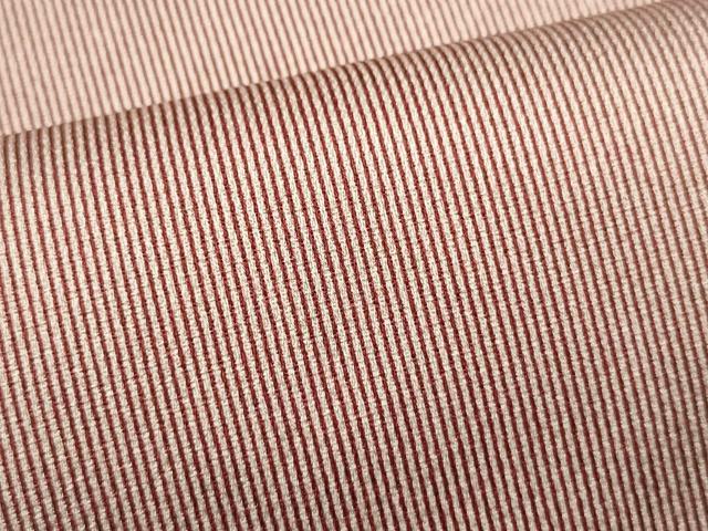 平和屋着物■江戸小紋　万筋　灰桜色×浅蘇芳色　正絹　逸品　DABG6879cd