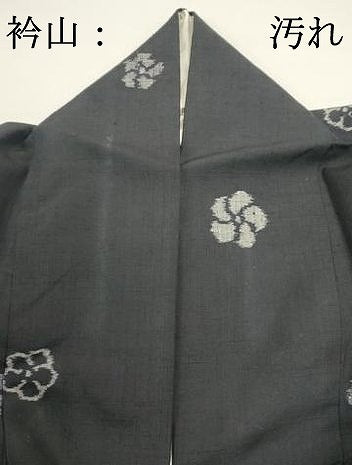 平和屋着物■上質な紬　舞花文　正絹　逸品　DABG6880cd