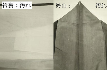 平和屋着物■上質な紬　間道　正絹　逸品　DABG6894cd