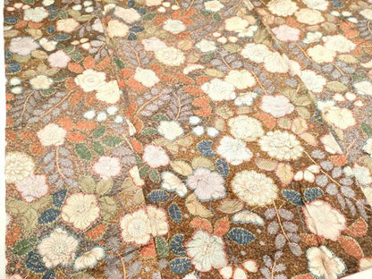 平和屋着物■上質な小紋　絞り　辻が花　金彩　正絹　逸品　DABG6940cd