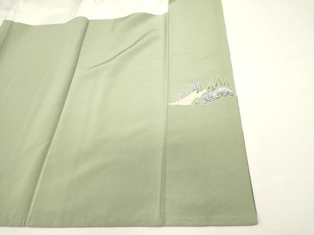 平和屋着物■豪華色留袖　友禅　遠山風景文　暈し染め　正絹　逸品　DABG6952cd