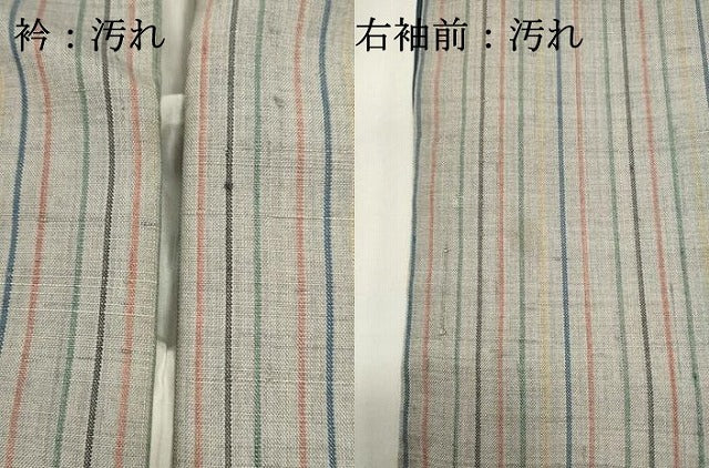 平和屋着物■上質な紬　間道　正絹　逸品　DABG6971cd