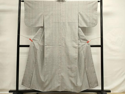 平和屋着物■上質な紬　間道　正絹　逸品　DABG6971cd