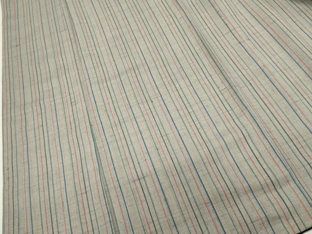 平和屋着物■上質な紬　間道　正絹　逸品　DABG6971cd