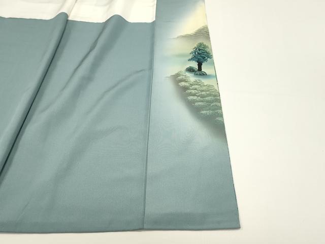 平和屋着物■訪問着　風景文　暈し染め　金彩　正絹　逸品　DABG6972cd