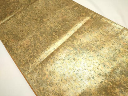 平和屋着物◎六通柄袋帯　霞文　金糸　引箔　正絹　逸品　DABG6990cd