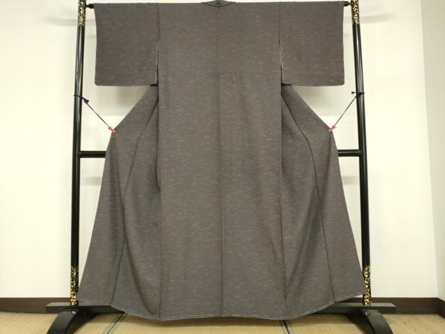 平和屋着物■上質な小紋　芝尽くし文　正絹　逸品　DABG7012zy