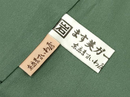 平和屋着物■上質な小紋　市松文　ますいわ屋扱い　正絹　逸品　DABG7059zy