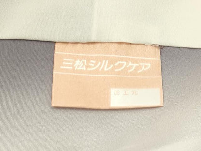 平和屋着物■訪問着　色紙重ね草花文　暈し染め　金銀彩　正絹　逸品　DABG7069zy
