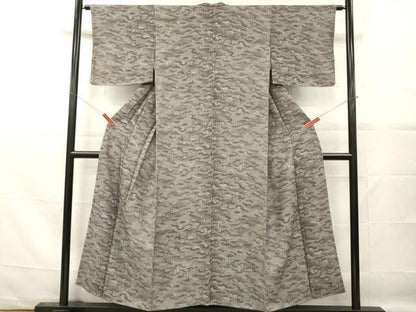 平和屋着物■上質な小紋　霞文　正絹　逸品　DABG7104zy