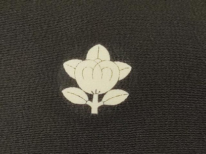 平和屋着物■豪華黒留袖　作家物　花筏文　暈し染め　金彩　三越扱い　正絹　逸品　DABG7120zy