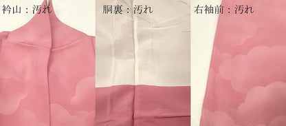 平和屋着物■上質な小紋　雲文　正絹　逸品　DABG7121zy
