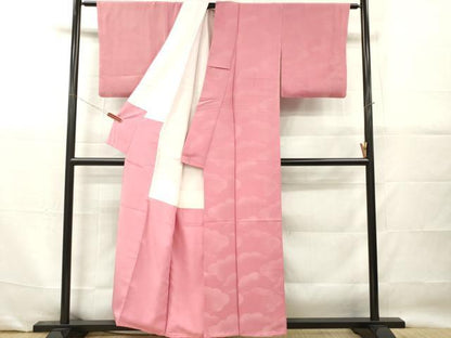 平和屋着物■上質な小紋　雲文　正絹　逸品　DABG7121zy