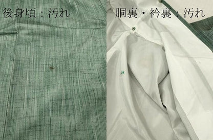 平和屋着物■上質な紬　霞文　正絹　逸品　DABG7133zy