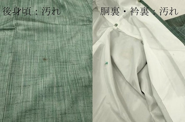平和屋着物■上質な紬　霞文　正絹　逸品　DABG7133zy