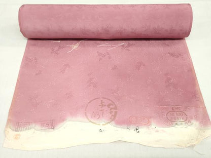 平和屋着物▼羽織・コート　反物　羽尺　松葉文　暈し染め　逸品　未使用　DABG7149zy