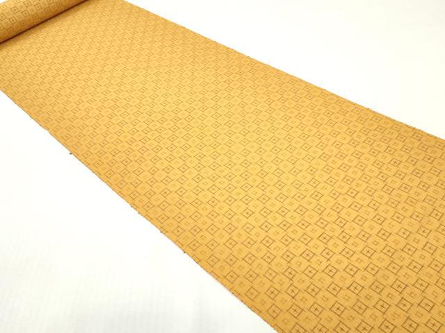 平和屋着物▼紬　反物　着尺　絣文様　証紙付き　逸品　未使用　DABG7229zy