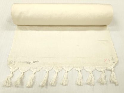 平和屋着物▼白生地　反物　着尺　生成り色　逸品　未使用　DABG7391zy