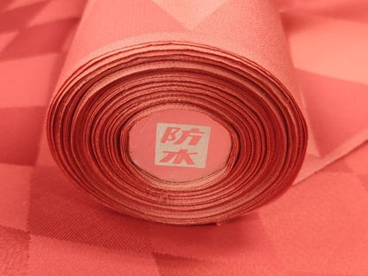 平和屋着物▼西陣　羽織・コート　雨コート　反物　羽尺　菱文　防水　はっ水　逸品　未使用　DABG7416zy
