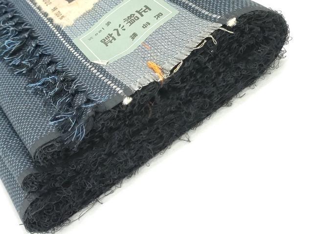 平和屋着物▼男性　亀甲大島紬　反物　着尺　100亀甲　総詰め　証紙付き　逸品　未使用　DABG7475zy