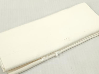 平和屋着物▼白生地　浜紬　反物　着尺　生成り色　逸品　未使用　DABG7490zy