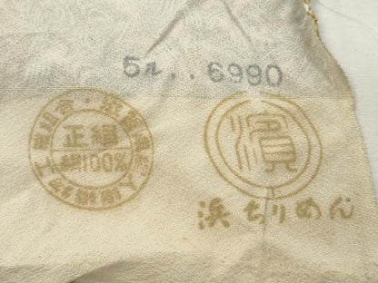 平和屋着物▼羽織・コート　反物　羽尺　京染　流水文　逸品　未使用　DABG7503zy
