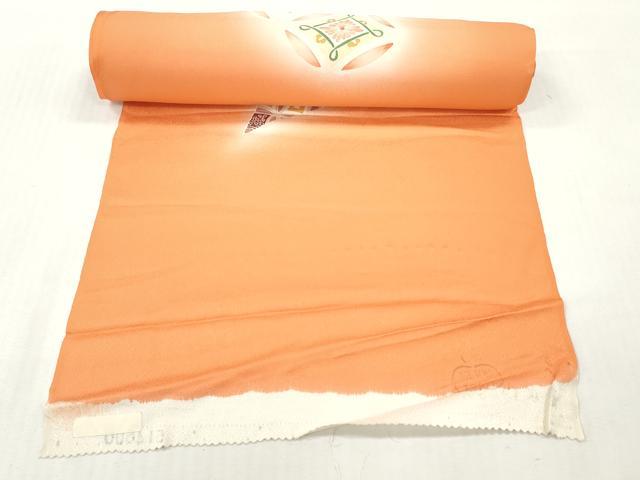 平和屋着物▼付下げ　反物　着尺　七宝花文　暈し染め　金彩　逸品　未使用　DABG7505zy