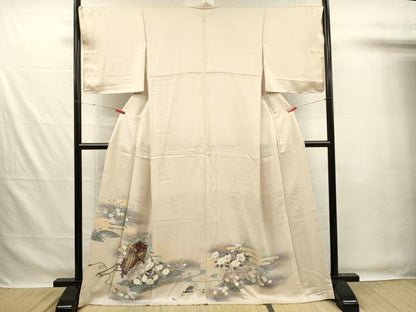 平和屋着物■豪華色留袖　御所車花文　暈し染め　金彩　正絹　逸品　DABG7521ya