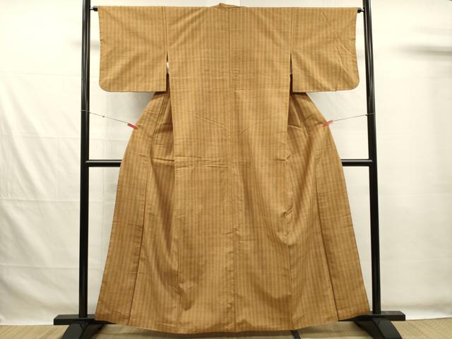 平和屋着物■上質な紬　間道　正絹　逸品　DABG7534ya