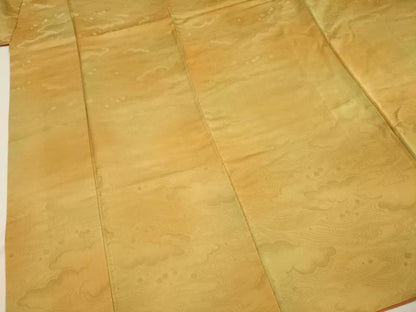 平和屋着物■上質な小紋　雲取り箔散らし地紋　暈し染め　正絹　逸品　DABG7565ya