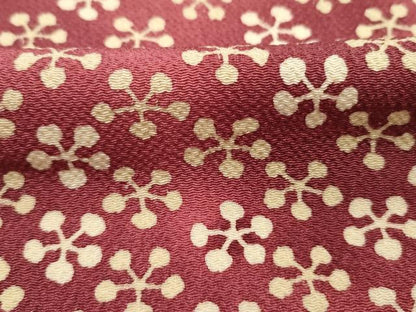 平和屋着物■上質な小紋　梅鉢　暈し染め　鬼しぼ縮緬　三越扱い　正絹　逸品　DABG7567ya