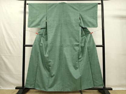 平和屋着物■上質な紬　霞文　正絹　逸品　DABG7595ya