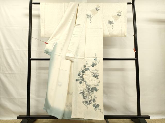 平和屋着物■訪問着　刺繍　牡丹　金彩　正絹　逸品　DABG7613