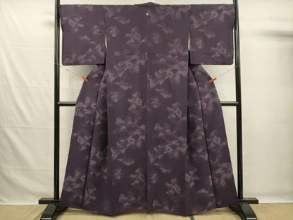 平和屋着物■上質な小紋　霞文　正絹　逸品　DABG7636ya