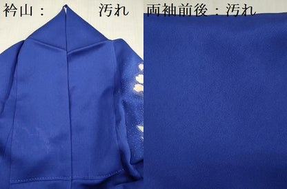 平和屋着物■訪問着　刺繍　草花文　金糸　正絹　逸品　DABG7654ya