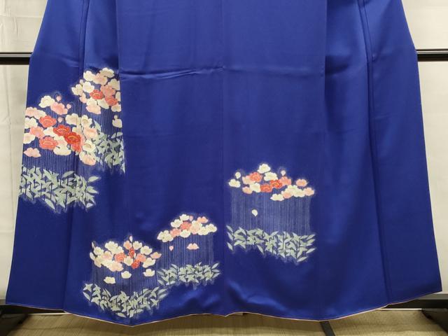 平和屋着物■訪問着　刺繍　草花文　金糸　正絹　逸品　DABG7654ya