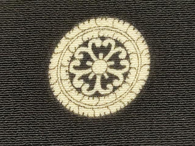 平和屋着物■中国三大刺繍　相良刺繍　黒留袖　鶴　暈し染め　金糸　正絹　逸品　DABG7683ya