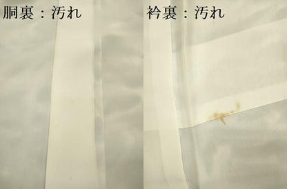平和屋着物■上質な小紋　手描き　風景文　暈し染め　正絹　逸品　DABG7686ya