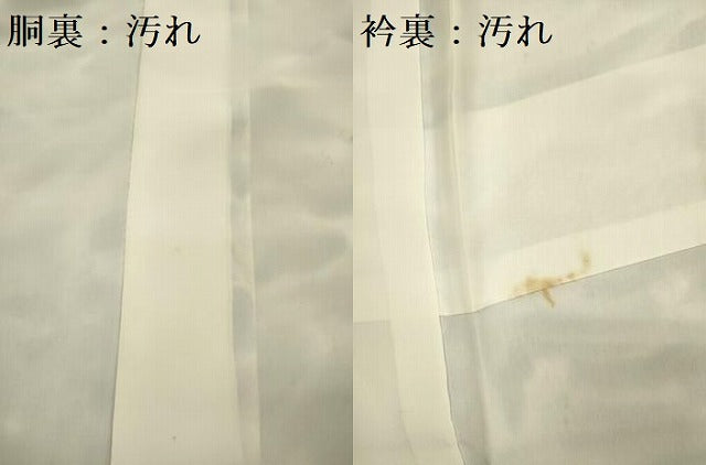 平和屋着物■上質な小紋　手描き　風景文　暈し染め　正絹　逸品　DABG7686ya