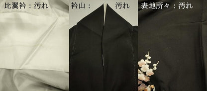 平和屋着物■豪華黒留袖　駒刺繍　雪輪花松文　枝梅　金彩　正絹　逸品　DABG7715ya