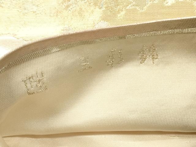 平和屋着物◎六通柄袋帯　三彩錦　風景文　金糸　正絹　逸品　DABG7772ya