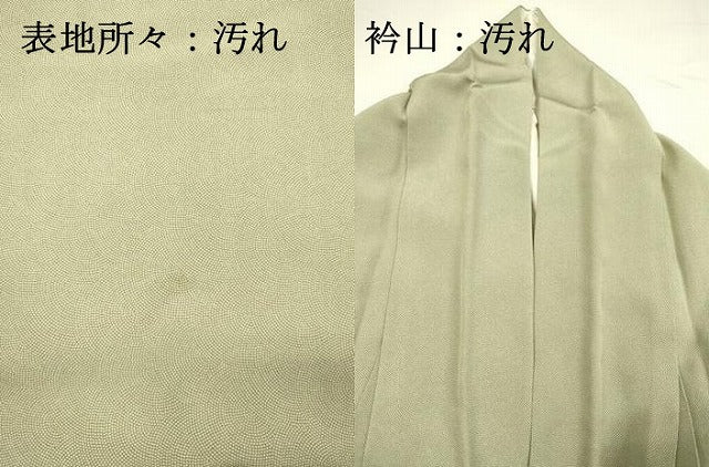 平和屋着物■江戸小紋　鮫小紋柄　正絹　逸品　DABG7809ya