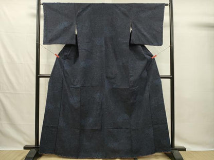 平和屋着物■上質な紬　亀甲花文　正絹　逸品　未使用　DABG7811ya